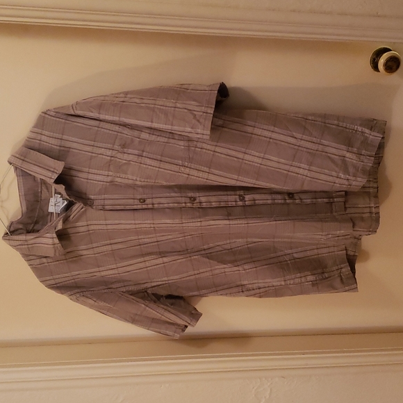 Calvin Klein Jeans Men's Button Down Short Sleeve Shirt Size L - Picture 1 of 10